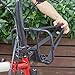 SplendoRoute Folding Bike Front Rack Set for Brompton Bike Front Carrier Block (Horizontal Rack -Black)