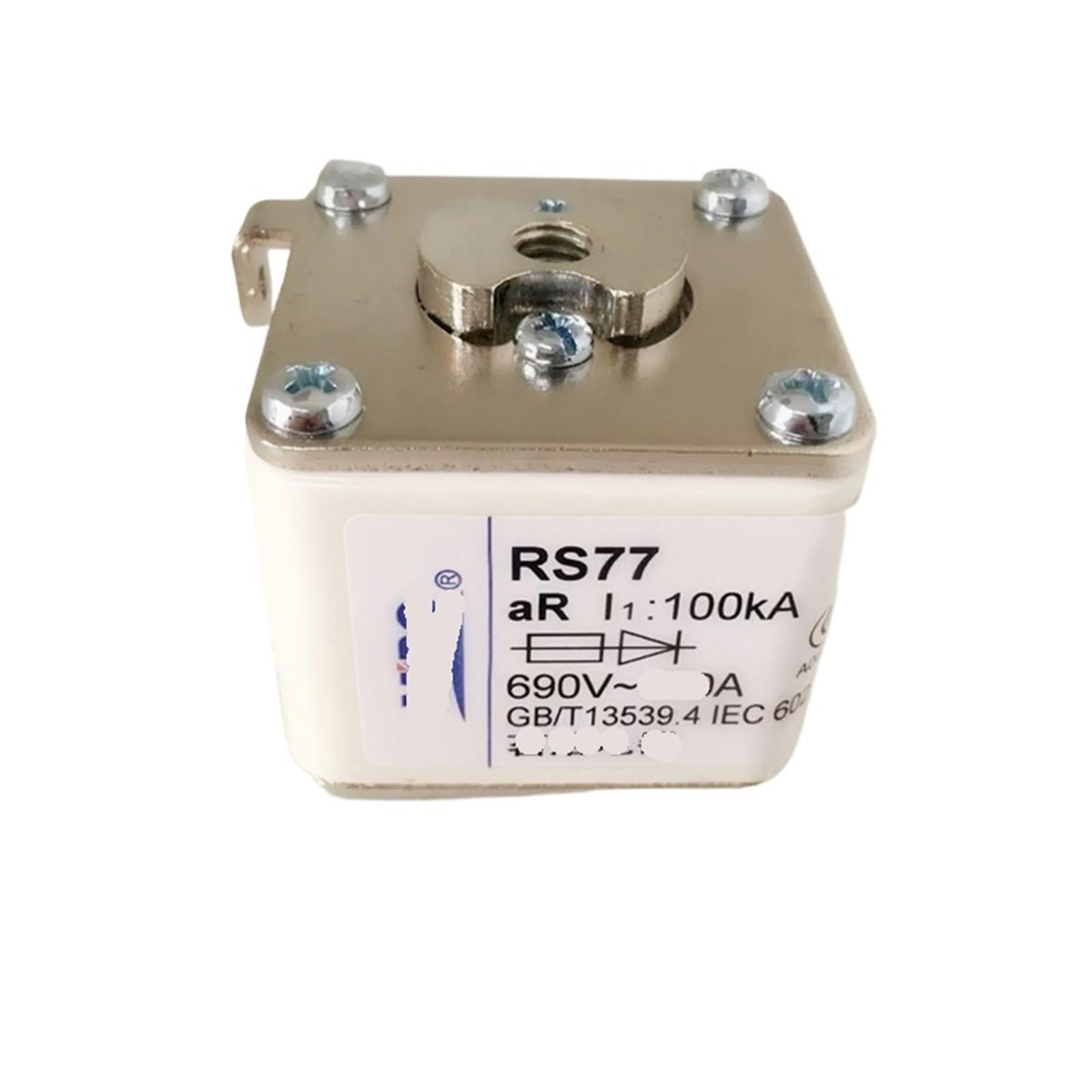 Fusible rapide RS77-5 haute tension 690V coupure instantanée 80A