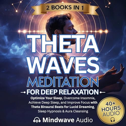 Theta Waves Meditation for Deep Relaxation Audiolibro Por Mindwave Audio arte de portada