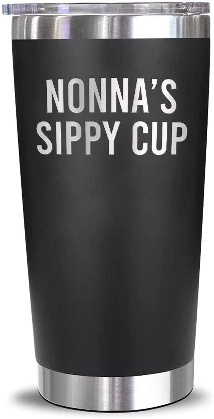 Nonna’s Sippy Cup Travel Mug Tumbler – Nonna Tumbler – Funny Mother’s Day Birthday Christmas Gifts For Nonna – New Nonna Tumbler – Gifts From Son Daughter Nonna’s Sippy Cup Travel Mug Tumbler – Nonna Tumbler – Funny Mother’s Day Birthday Christmas Gifts For Nonna – New Nonna Tumbler – Gifts From Son Daughter