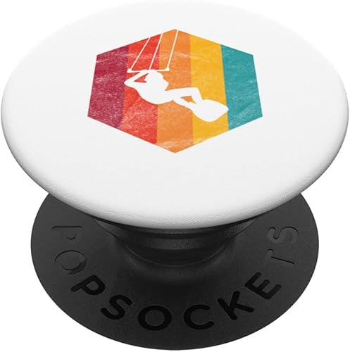 Kitesurf - Retro Kite-Board Wind-Surf Sport PopSockets Swappable PopGrip