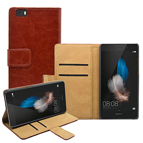 Membrane - Marrone Portafoglio Custodia per Huawei...