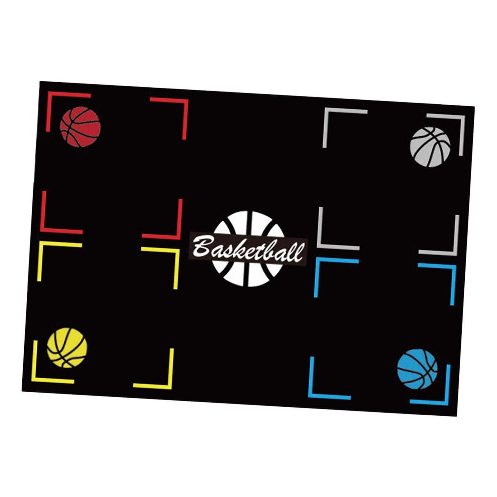 ATORSE Basketball Footstep Training Mat Dribble Exercise Mat for Indoor Sports Home Style C-image-33