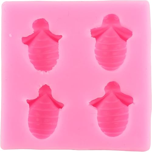 Miniatura 8 de ZiXiang Bumble Bee - Molde de silicona para panal, abejas, fondant, para cupcakes, arcilla de caramelo, chocolate, pasta de semen, decoración de