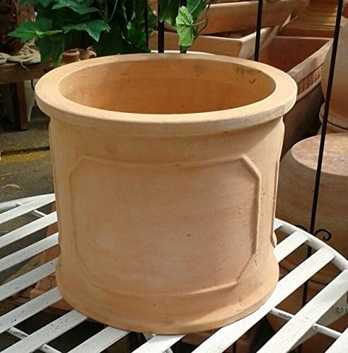 Blumentopf 22 cm Durchmessser, echt Terracotta Terrakotta Garten Deko
