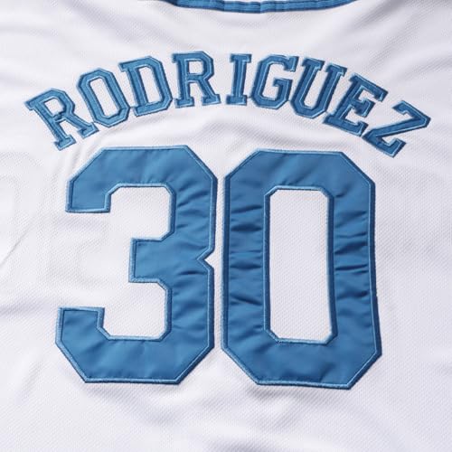 The Sandlot Benny Jersey Camiseta de Béisbol para Hombre The Jet Rodriguez #30 Camiseta Retro de los 90s con Costuras miniatura 5
