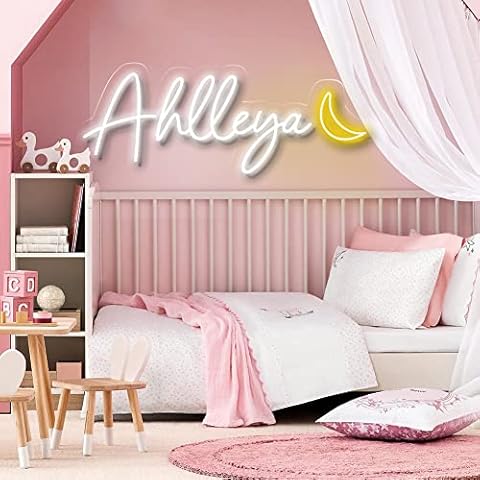 ANSKENO Custom Neon Signs for Wall Decor, Personalized Led Neon Light Sign Neon Sign Customizable for Bedroom Party Gaming Room Cover