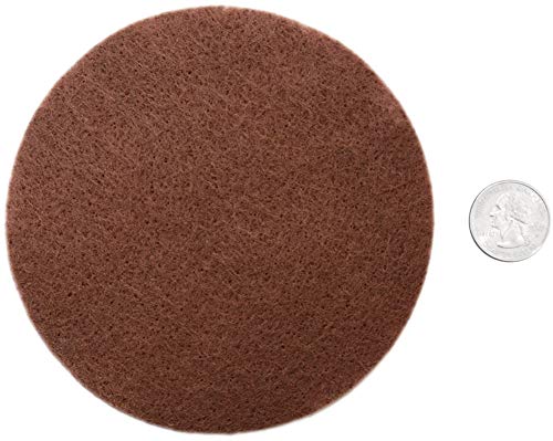 Image of Playfully Ever After Cocoa Brown Craft Felt Circles (5 Inch - 18pc)