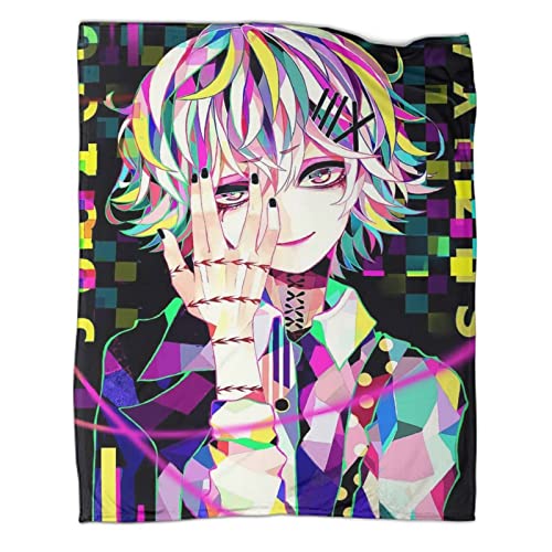 Tokyo Ghoul Juuzou Suzuya Abstract Art Anime Blanket Flannel Bed Cozy Soft Plush Bed Sofa Living Room 50x60inch(127x152cm)