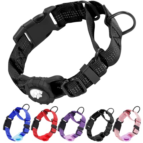 Bcadem Martingale Dog Collar with AirTag Holder
