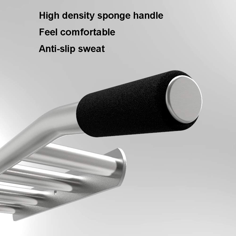 AGYH Wall-Mounted Horizontal Bar, Stainless Steel Pull-up Exercise Bar, Upper Limb Muscle Strength Training Equipment, Load-Bearing 250KG