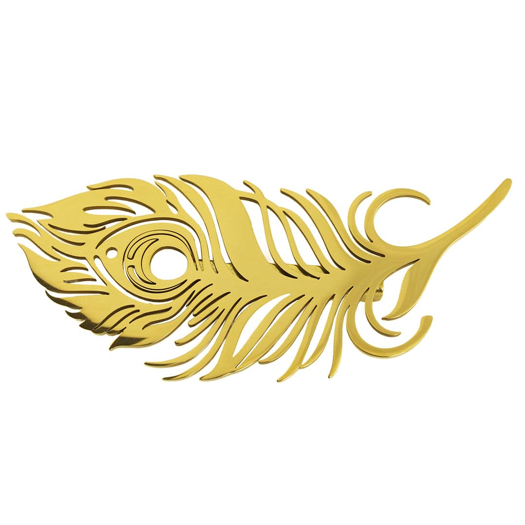 peluche Golden Stainless Steel Lapel Pin For Men-picture-10