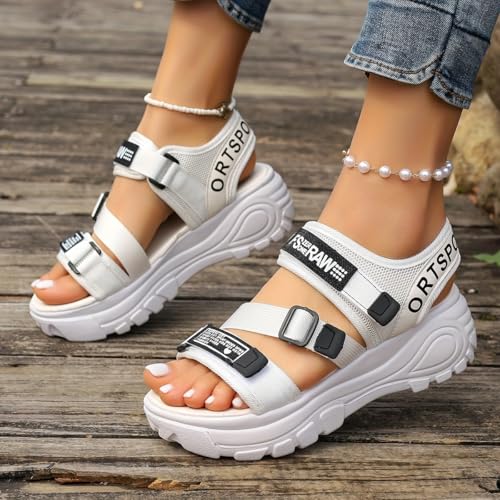 Women's Fashion Thick Sole Sports Sandals, Fashion Heightening Sandals, Beach Shoes2