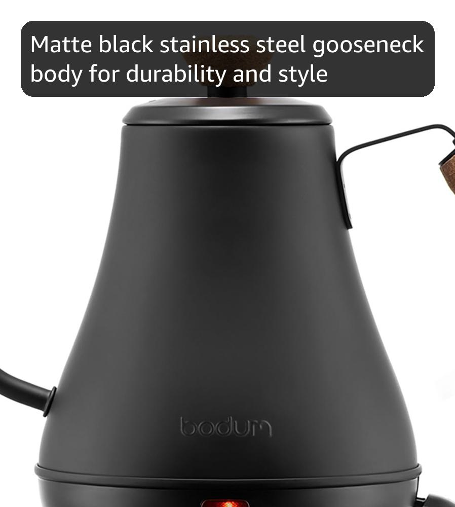 Amazon.com: Bodum 27oz Bistro Gooseneck Electric Water Kettle