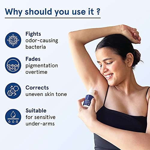 Image of Be Bodywise Summer Essential Kit | Includes Sunscreen Lotion with SPF 50 PA+++ & Underarm Roll On | 1% Kojic Acid, 0.20% Niacinamide & 4% AHA BHA | Prevents Tan, Odour & Fades Pigmentation | 150ml