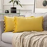Material:Terciopelo 100% A Grado. Muy suave.combinada con el delicado diseño de la borla, lo que hace que toda la almohada se vea más hermosa y con un diseño único.
