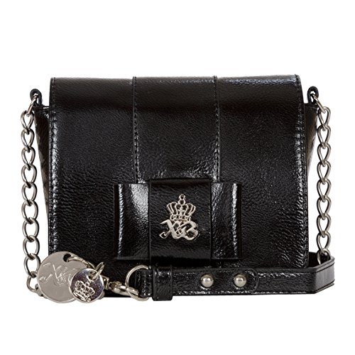 Sac bandoulière AW noir de 15cm idéal pour voyager léger en ville