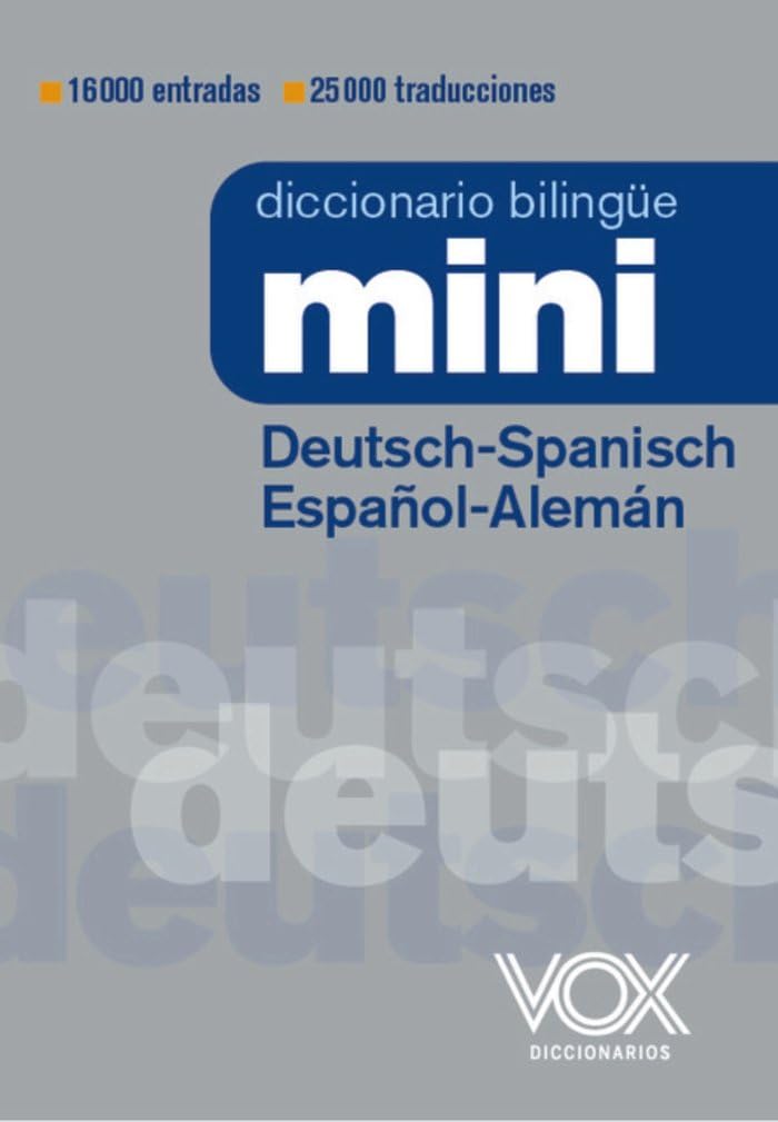 DICCIONARIO MINI Deutsch SPANISCH ESPAÑOL ALEMAN