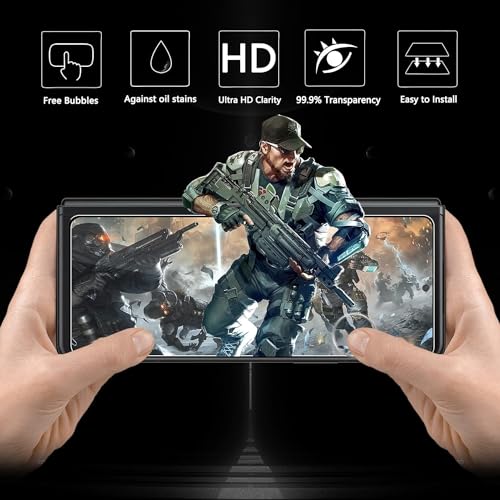 Image of STP FEEL Premium HD+ Tempered Glass Screen Protector Compatible For Samsung Galaxy Z Fold 6 5G (7.6 Inch, Pack of 1) | Edge to Edge Coverage With Easy to installation kit for Smartphone