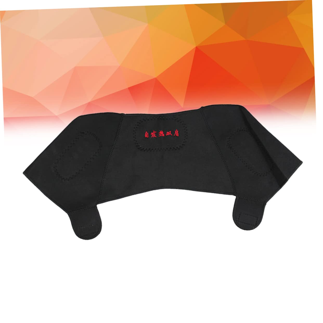 WOFASHPURET 1Pcs Self Heating Shoulder Support Strap Breathable Xl Brace for Rotator Cuff Injury Relief Stabilizer for Sports and Active Black