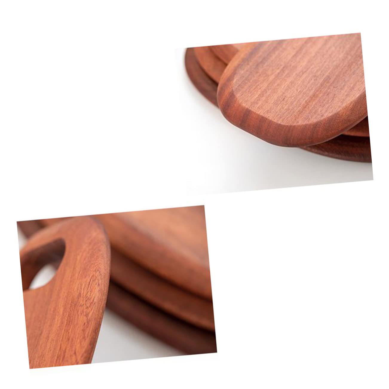 Planche à Découper en Bois Épaisse, Réversible, Trou Suspendre