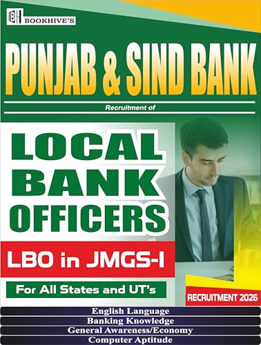 Punjab and Sind Bank LBO 2026 Local Bank Officers (Set of 4 Books...