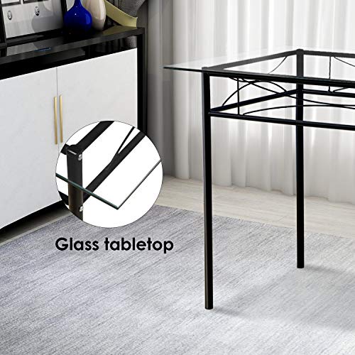 image for Harper & Bright Designs 5 Pieces Dining Table Set 4 Person Home Kitche