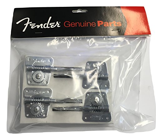 Fender Pure Vintage 70s Bass Tuning Machines and Fender Telecaster/Precision Bass Knurled Chrome Knobs - image 3