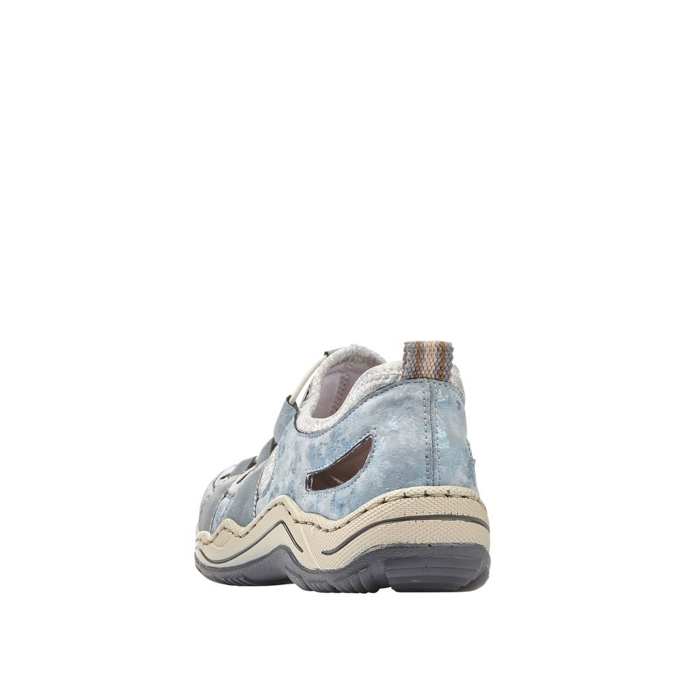Rieker Damen Slip-On Sneaker L0539, Frauen Halbschuhe, lose Einlage