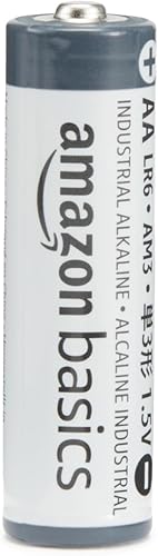 Miniatura 2 de Tienda Basics Paquete de 40 pilas industriales alcalinas AA, 1.5 voltios, 5 años de vida útil