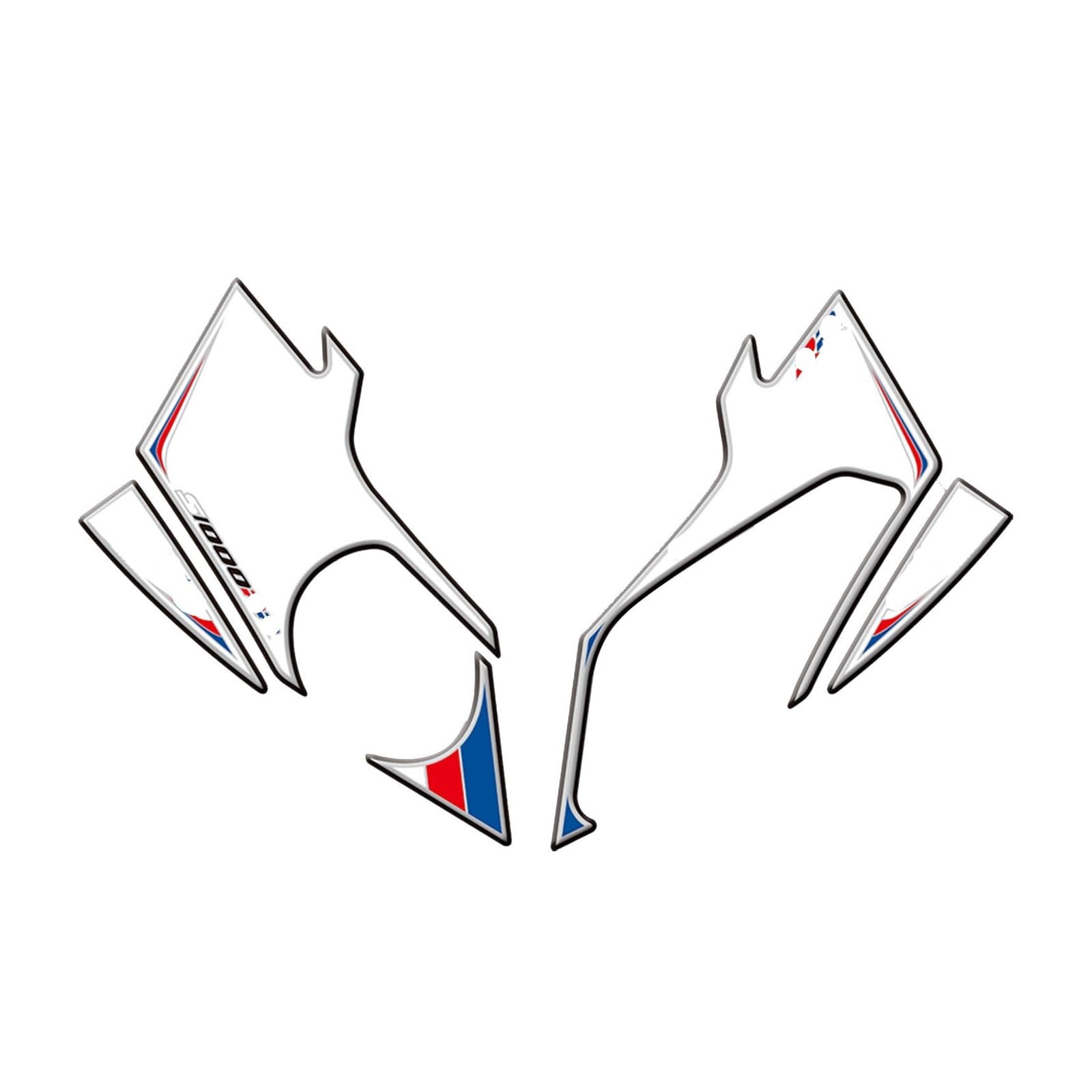 Autocollants pour carénage S1000RR évitez les rayures de réservoir