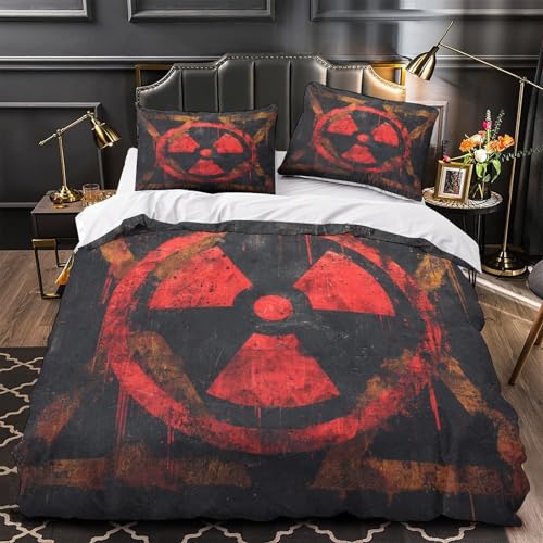 Housse de couette microfibre super douce effet 3D premium 200x200 - 2