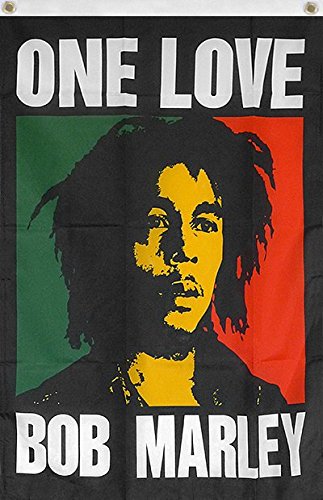 入手困難Bob Marley ボブマーリー　レア　フラッグ　イタリア製　おまけ付 Amazon.co.jp: 【 ボブ・マーリー 】 Bob Marley One Love