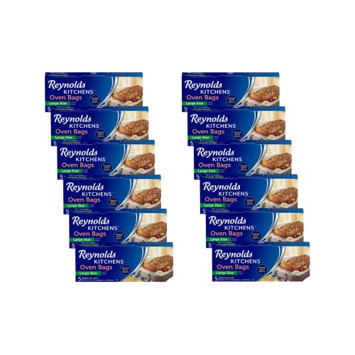 Image of Reynolds Kitchens Large Oven Bags, 5 Count (Pack of 12)