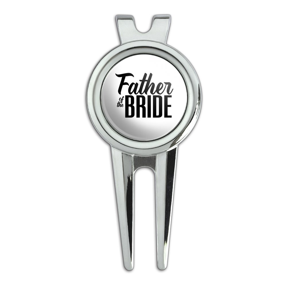 GRAPHICS & MORE Father of The Bride Wedding Golf Divot Repair Tool and Ball Marker