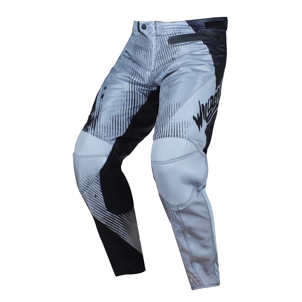 Mens BMX Downhill Mountain Bike Sprint Pant MX Motocross Cycling Off-Road Dirt Bike Motorccyle Grey XXL=38