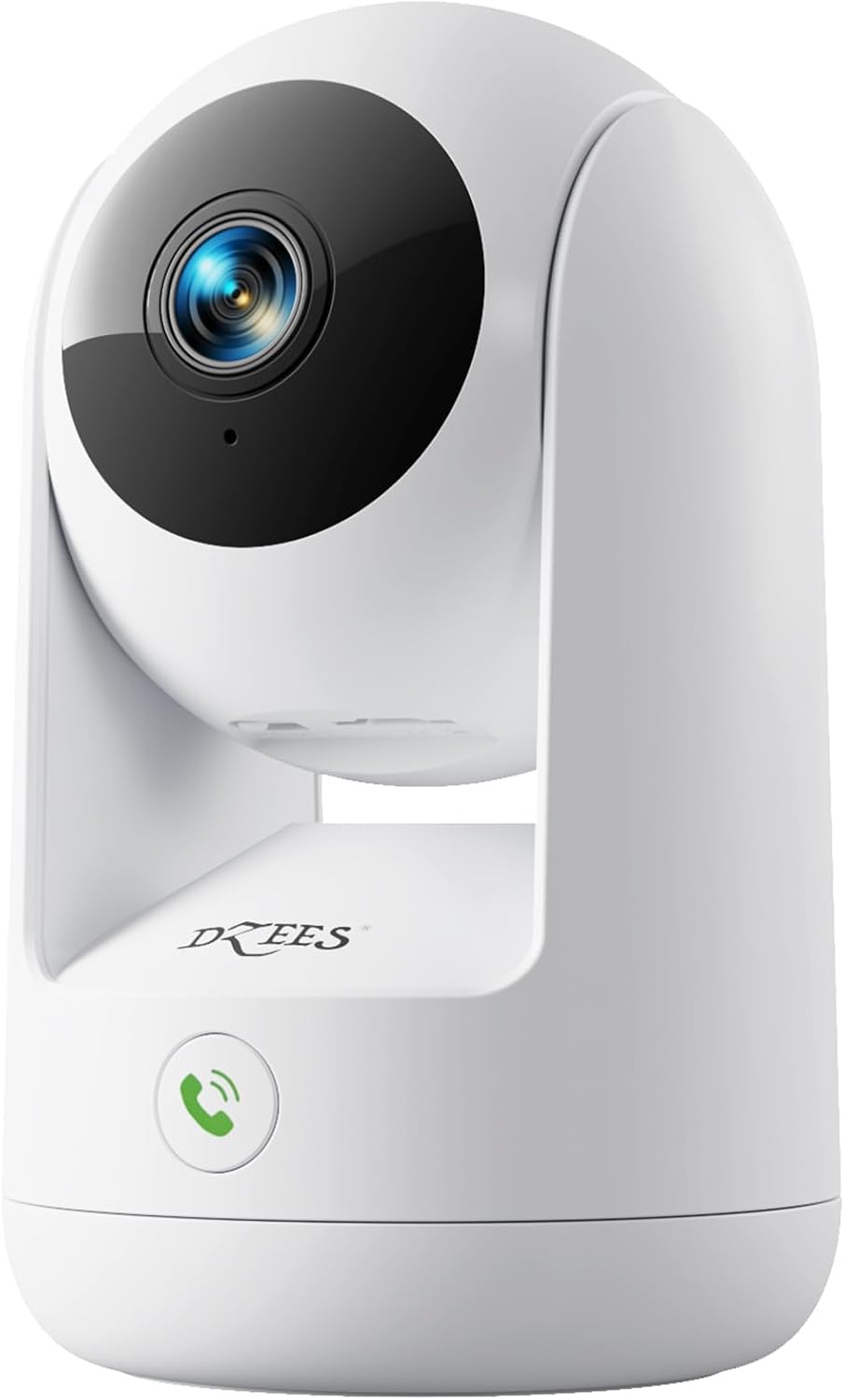 Dzees 5G/2.4G WiFi Indoor Security Camera Pet Camera No Subscription, 2K 360° WiFi Cameras, Wired Dog Pet Camera with Phone App, MagicPix Night Vision, Calls, 2-Way Audio, 24/7, Motion Tracking