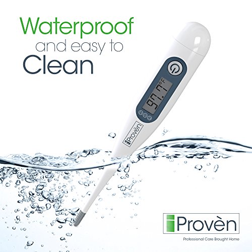 Best Digital Medical Thermometer (Baby and Adult Termometro), Accurate and Fast Readings - Oral and Rectal Thermometer for Children Babies - DT-R1221B with Fever Indicator - 2019 High Quality