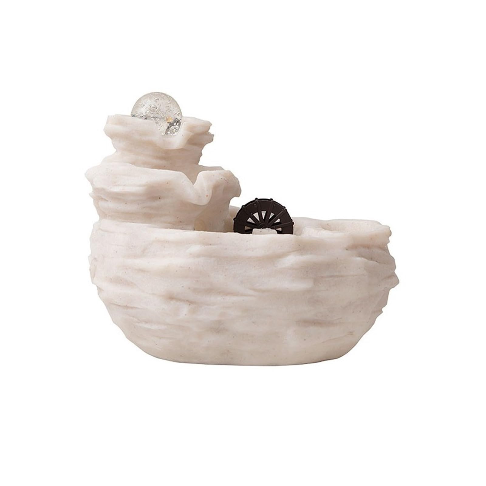 Water Feature Tabletop Water Fountain Indoor Relaxation Waterfall for Home and Office Decor Indoor Fountains