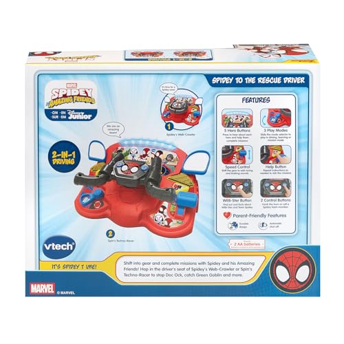 VTech Spidey and His Amazing Friends Spidey to the Rescue Driver - image 8
