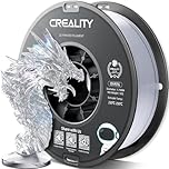 Creality PETG Filament 1.75mm, 3D Printer Filament 1KG(2.2lbs), High Precision, Strong Toughness, Odorless, Better Flow, Dimensional Accuracy +/- 0.02 mm, Fits for Most FDM 3D Printers, Transparent