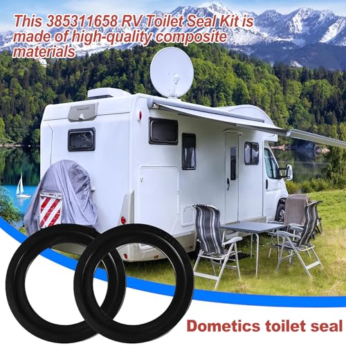 Image of Rv Toilets Seal Replacement 2 Pack,dometic Toilet Seal,385311658 for Dometics 300 /310 /320,Rv Toilet Gasket for Indoor, rv Applications,Tnkcter