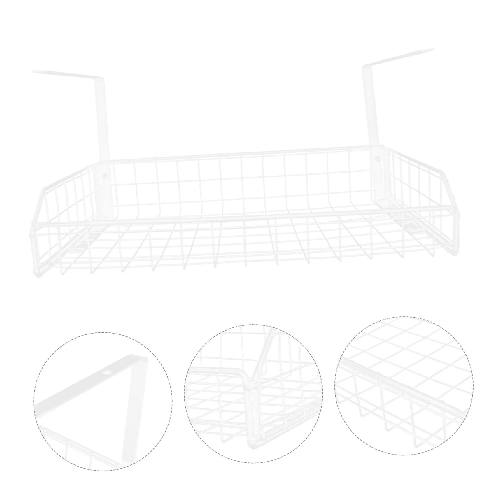 Organiseur de Câbles Bureau en Fer Blanc Stabilité Panier de Gestion des Câbles pour Bureau Rangement Discret et Prises