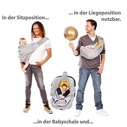 Lodger Shelter 2.0 - 3-in-1 babydrager, babydraagdoek, babysling en transportdeken vanaf de geboorte tot 18M (max. 12kg) - Image 5