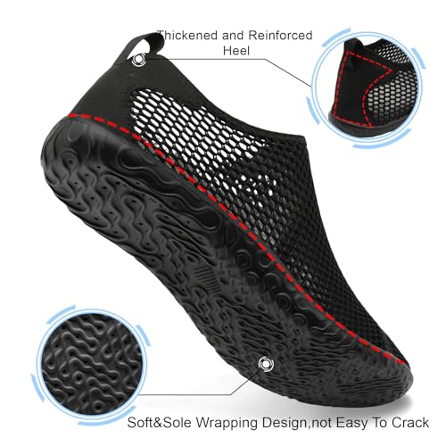 Image of Spesoul Womens and Mens Water Shoes Breathable Quick Dry Soft Barefoot Aqua Socks for Hiking Swim Beach Surf Yoga Sport