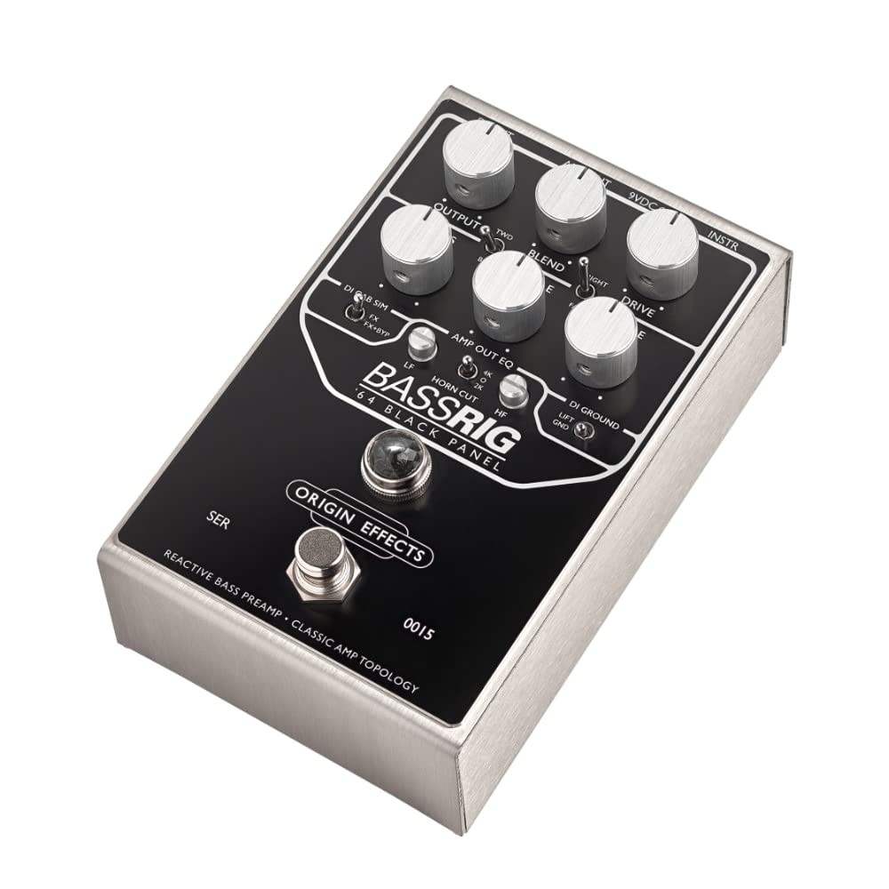 【ほぼ新品】BassRIG ’64 Black Panel Amazon.com: Origin Effects BassRig '64 Black Panel Bass Preamp