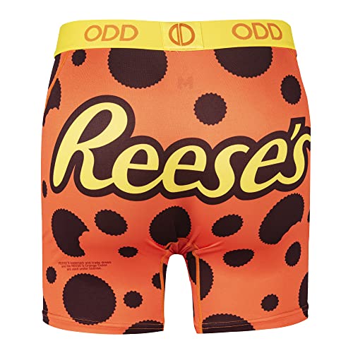 Odd Sox, Fun Boxer Briefs for Men, Reese's Peanut Butter Cups, Twizzler Logo Prints2