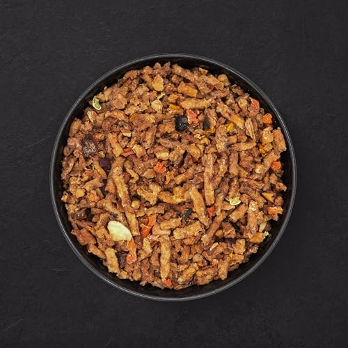 Trockenbarf Pferd luftgetrocknet, Hundefutter, 80% Pferdefleisch mit 20% Obst und Gemüse, 800g, Hypoallergen, Getreidefrei, Ergänzungsfutter für Allergiker (Pferd)
