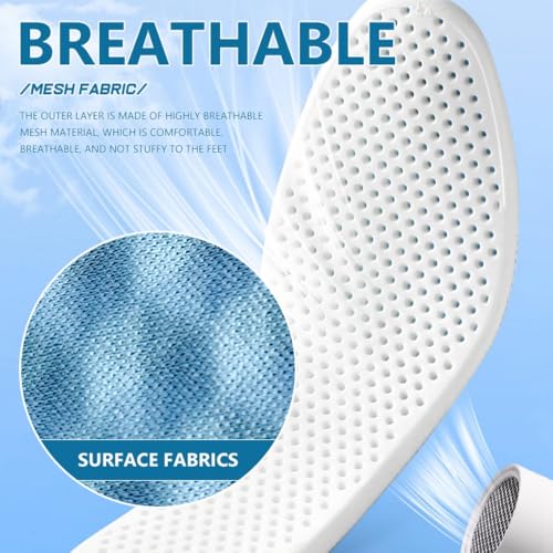 Plantillas deportivas transpirables XINIFOOT 3 pares para hombre y mujer miniatura 4