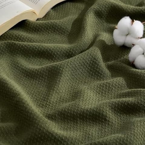 Bedsure 100% Cotton Herringbone Blanket Cover